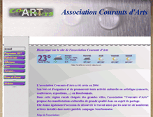 Tablet Screenshot of courantsdarts.com